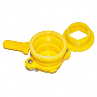 Robinet en plastique - jaune